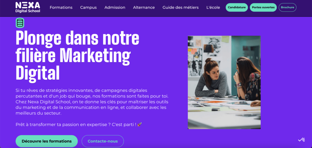 alternance marketing digital bordeaux nexa