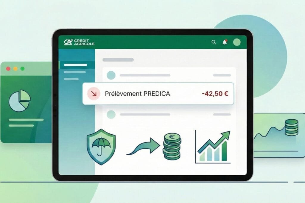 prélèvement predica credit agricole