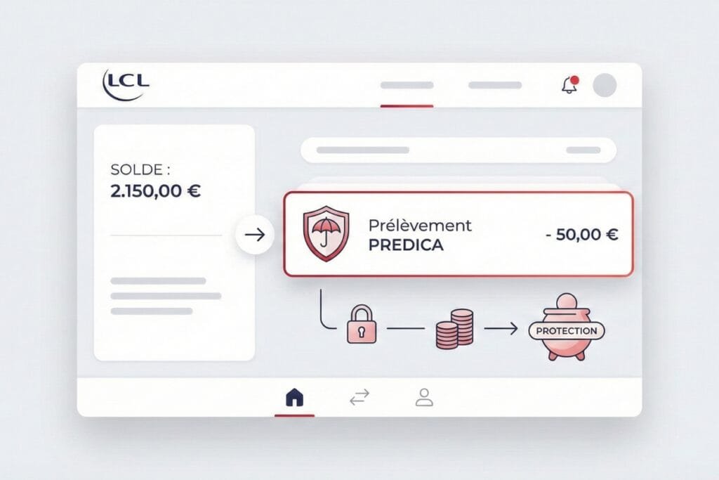 prélèvement predica lcl