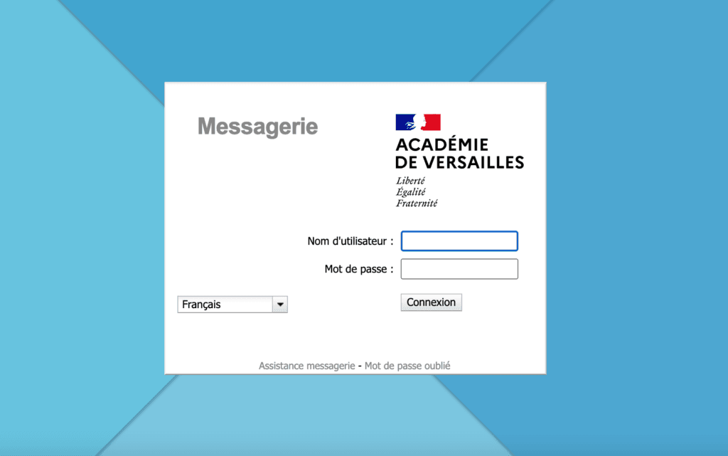 webmail academie versailles