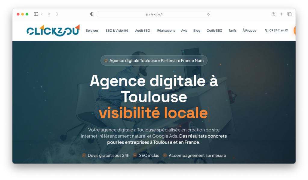 agence web albi clickzou