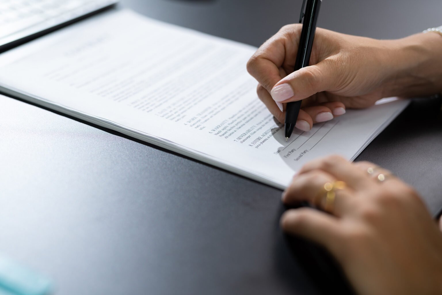 attestation de renonciation à la protection du patrimoine personnel