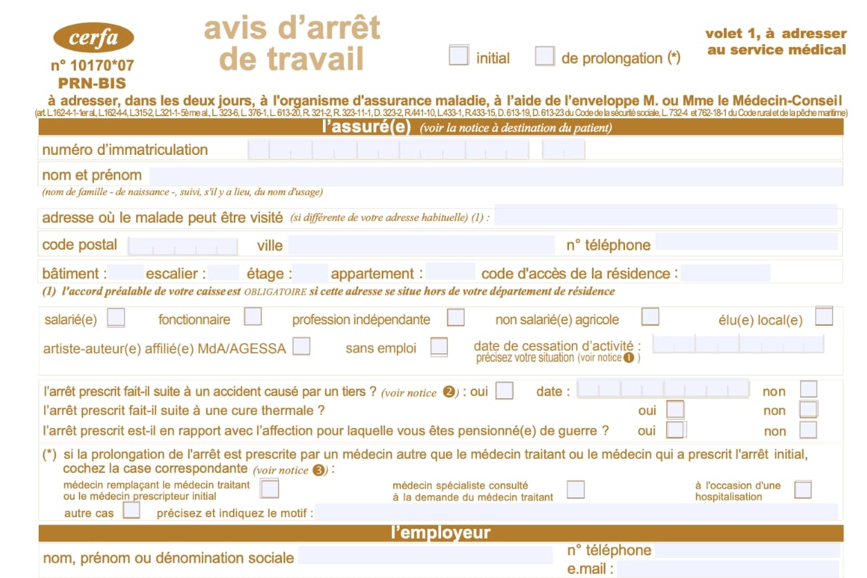 Arrêt De Travail Perdu Par La Poste